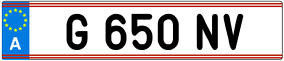 Truck License Plate